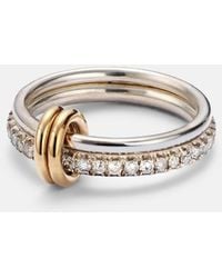 Spinelli Kilcollin - Ring Marigold Aus 18Kt Gelbgold Mit Sterlingsilber Und Diamanten - Lyst