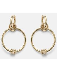 Spinelli Kilcollin - Asha 18Kt Hoop Earrings With Diamonds - Lyst