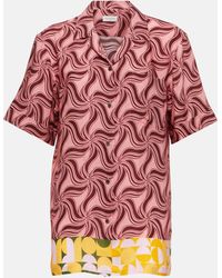 Dries Van Noten - Printed Bowling Shirt - Lyst