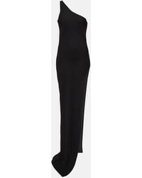 Monot - One-Shoulder Chiffon Maxi Dress - Lyst
