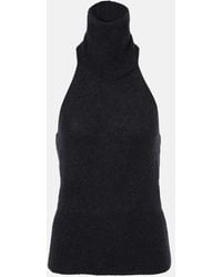 Magda Butrym - Turtleneck Mohair-Blend Top - Lyst
