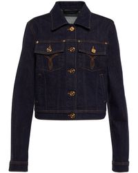Versace Jean and denim jackets for Women | Online Sale up to 65% off | Lyst