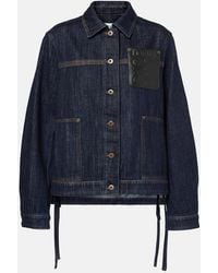 Loewe - Workwear Denim Jacket - Lyst