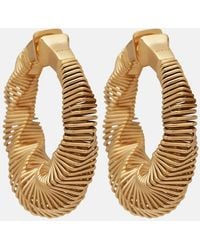Alaïa - Spiral Small Hoop Earrings - Lyst