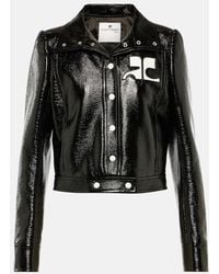 Courreges - Courrèges Vinyl Reedition Jacket - Lyst