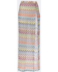Missoni - Pareo De Lame En Zigzag - Lyst