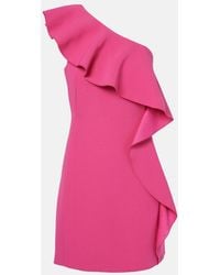 Max Mara - Giacomo Ruffled Sable Minidress - Lyst