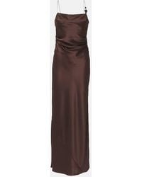 SIR. - Lush Beaded Silk Satin Slip Dress - Lyst