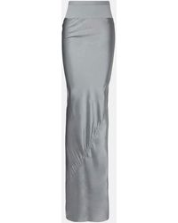 Rick Owens - Maxirock Coda Aus Satin - Lyst