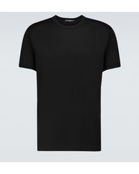 Dolce & Gabbana Camiseta de algodón de manga corta - Negro