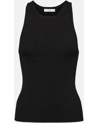 Co. - Ribbed-Knit Jersey Tank Top - Lyst