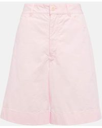 Lemaire - High-Rise Jeansshorts - Lyst