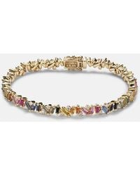 Suzanne Kalan - Fireworks 18Kt Tennis Bracelet With Sapphires And Diamonds - Lyst