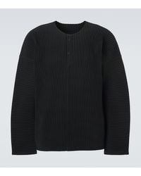 Homme Plissé Issey Miyake - Monthly Colors Pleated Henley Shirt - Lyst