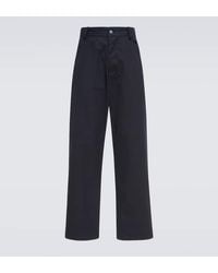 Bottega Veneta - Pantalon Droit En Serge De Coton - Lyst