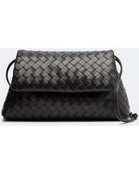 Bottega Veneta - Giorno Intrecciato Leather Shoulder Bag - Lyst