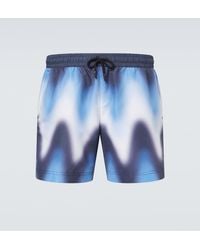 Commas - Printed Swim Trunks - Lyst