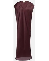 KHAITE - Darby Silk Maxi Dress - Lyst