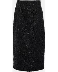 The Row - Jupe Longue En Laine Melangee - Lyst