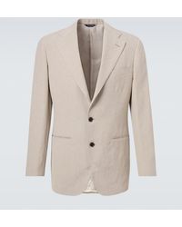 Saman Amel - Anzugjacke Aus Leinen - Lyst