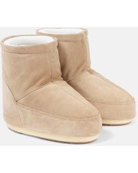 Moon Boot - Icon Low Suede Snow Boots - Lyst