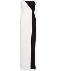 Roland Mouret - Strapless Crepe Gown - Lyst