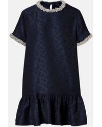 Jonathan Simkhai - Verziertes Minikleid Alison Aus Jacquard - Lyst