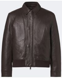 Yves Salomon - Leather Blouson Jacket - Lyst
