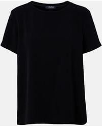 Max Mara - Rebecca Satin T-Shirt - Lyst
