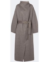 Frankie Shop - Leroy Reversible Wool-Blend Wrap Coat - Lyst