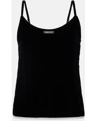 Prada - Velvet Top - Lyst