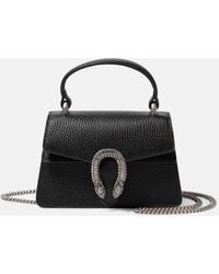 Gucci - Dionysus Mini Embellished Textured-leather Tote - Lyst