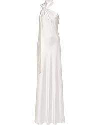 Galvan London - Bridal Robe Ushuaia aus Seidensatin - Lyst