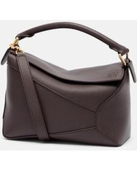 Loewe - Puzzle Edge Small Leather Shoulder Bag - Lyst