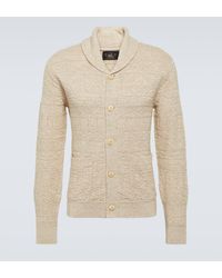 RRL - Cotton And Linen Cardigan - Lyst