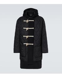 Comme des Garçons - Quilted Wool Duffel Coat - Lyst