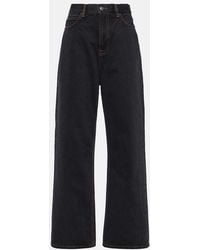 Wardrobe NYC - High-Rise Straight Jeans - Lyst