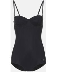 Dolce & Gabbana - Core One-piece Swimsuit - Lyst