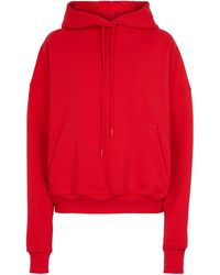 WARDROBE.NYC Exclusive To Mytheresa – Cotton Jersey Hoodie - Red