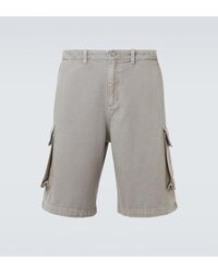 Our Legacy - Mount Cotton And Hemp Canvas Cargo Shorts - Lyst