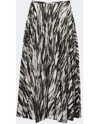 Proenza Schouler - Label Runa Printed Twill Midi Skirt - Lyst