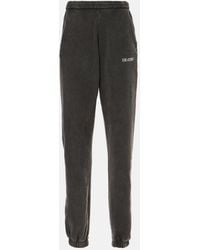 The Attico - Penny Logo Cotton Sweatpants - Lyst