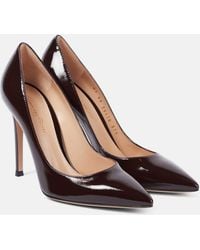 Gianvito Rossi - Gianvito 105 Patent Leather Pumps - Lyst