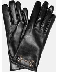 Gucci - Gants En Cuir À Mors De Cheval - Lyst