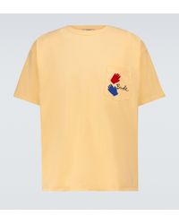 Bode - Besticktes T-Shirt aus Baumwolle - Lyst