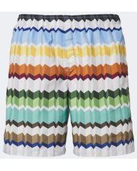 Missoni - Zigzag Swim Trunks - Lyst