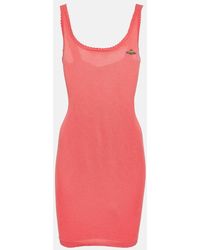 Vivienne Westwood - Orb-embroidered Organic Cotton Minidress - Lyst