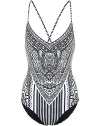 Camilla Bedruckter Badeanzug - Mehrfarbig