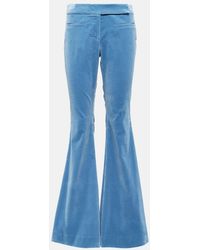 Dorothee Schumacher - Elegance Softness Velvet Flared Pants - Lyst