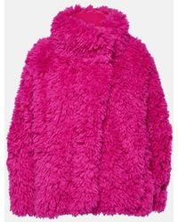 Goldbergh - Oversized Woolly Nylon Jacket - Lyst